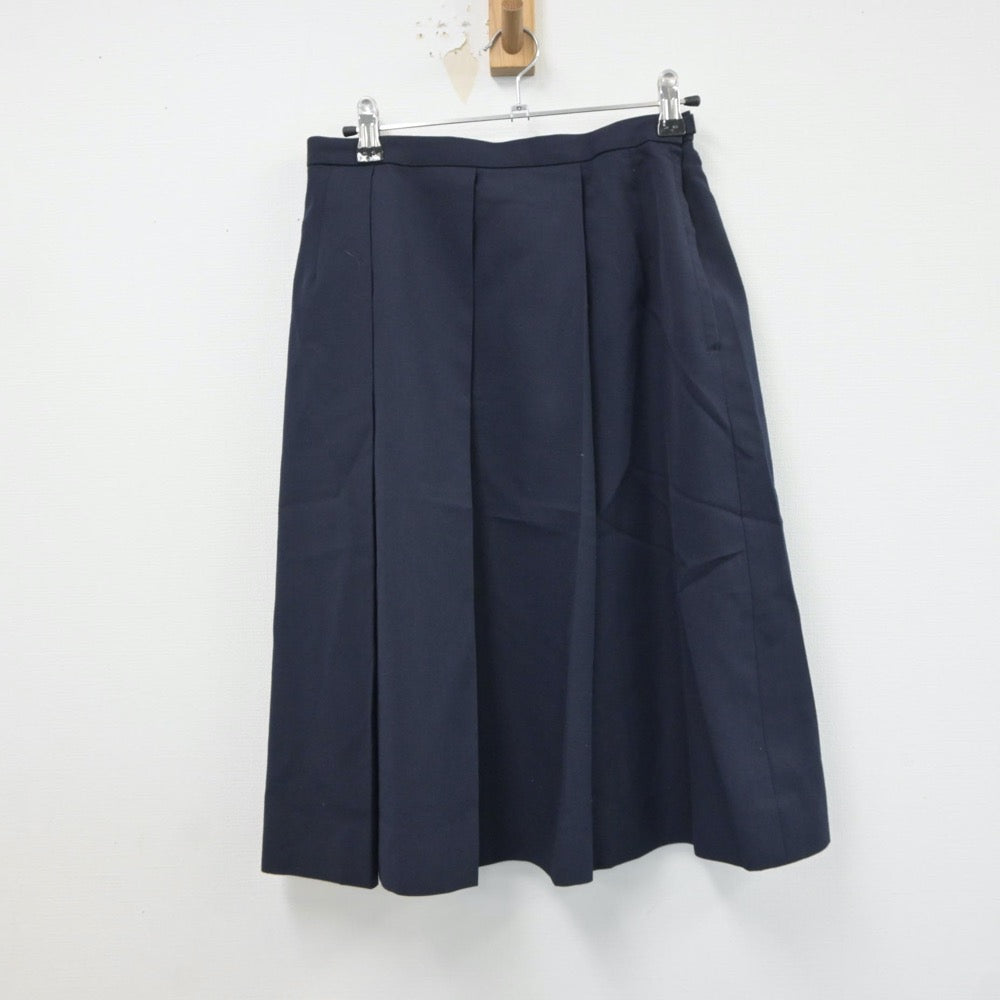 【中古】福島県 福島県郡山市立第三中学校 女子制服 2点（セーラー服・スカート）sf018753