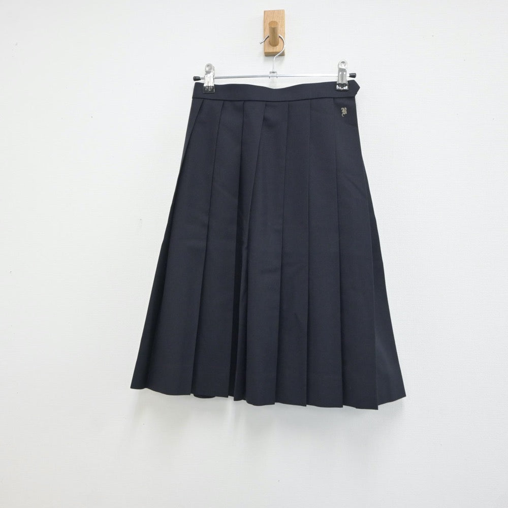 【中古】新潟県 新潟市立万代高等学校 女子制服 4点（ブレザー・ニット・スカート）sf018759