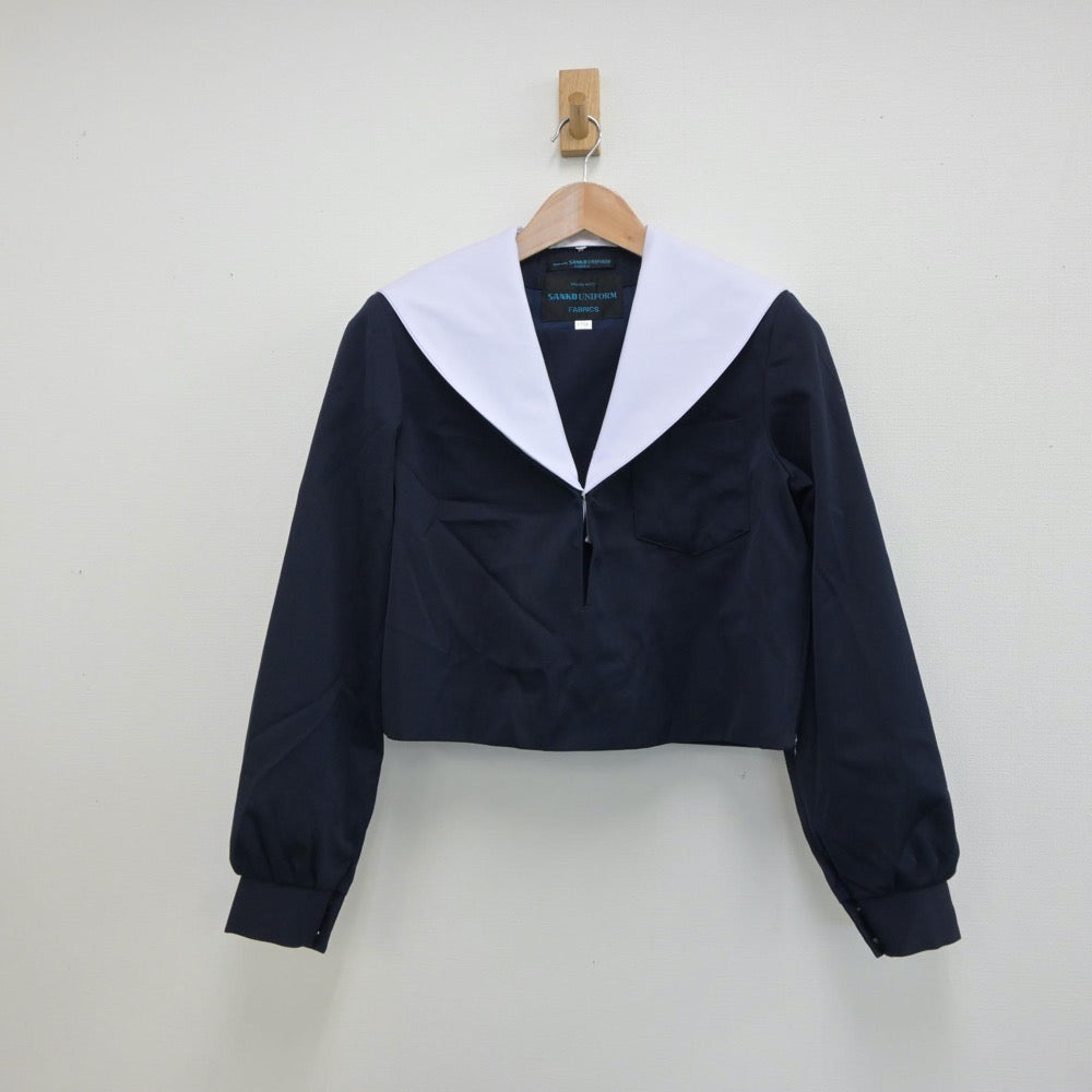 【中古】愛知県 安城市立篠目中学校 女子制服 2点（セーラー服・スカート）sf018762