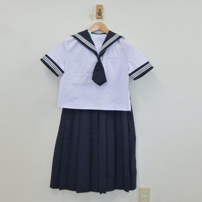 【中古】東京都 和洋国府台女子高等学校 女子制服 6点（セーラー服・スカート）sf018769