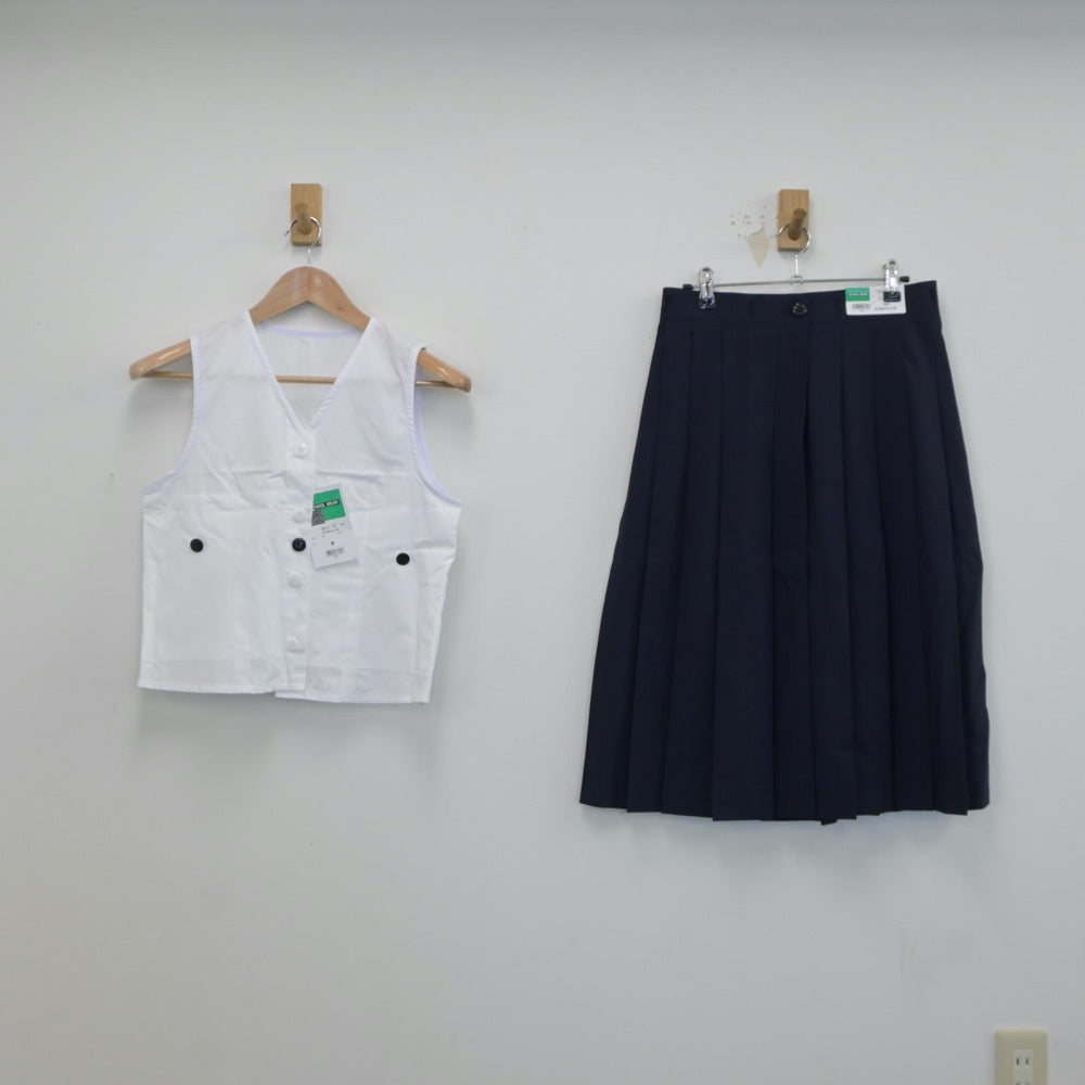 【中古】東京都 和洋国府台女子高等学校 女子制服 6点（セーラー服・スカート）sf018769