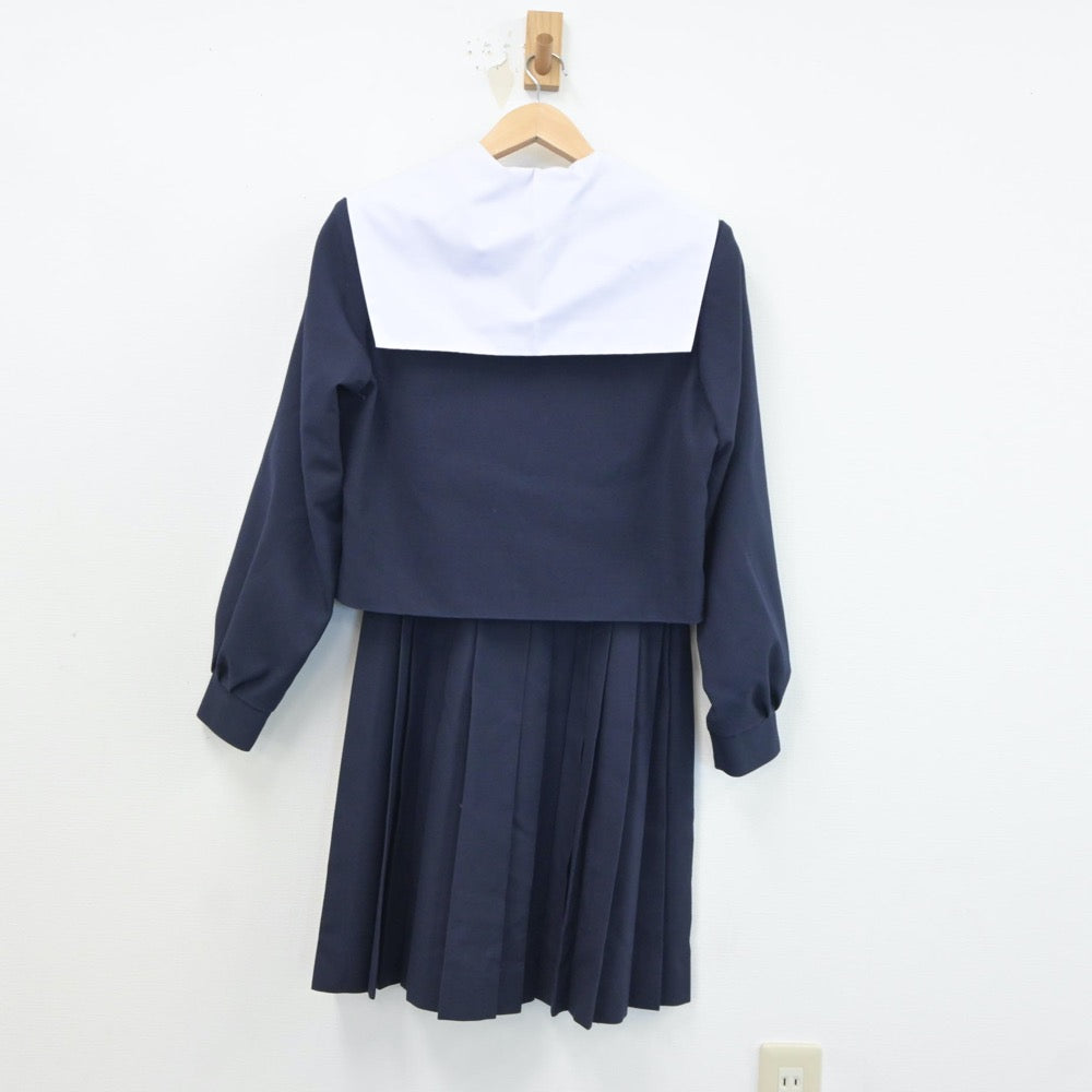 【中古】愛知県 鳴子台中学校 女子制服 2点（セーラー服・スカート）sf018780