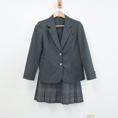 【中古】神奈川県 錦台中学校 女子制服 3点（ブレザー・スカート）sf018790