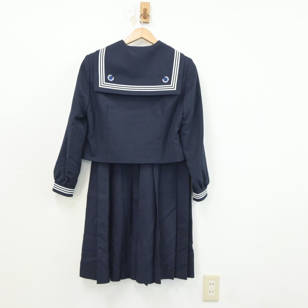 【中古】東京都 和洋国府台女子高等学校 女子制服 4点（セーラー服・ニット・スカート）sf018792