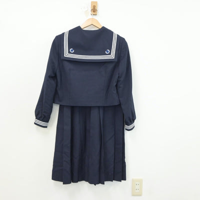 【中古】東京都 和洋国府台女子高等学校 女子制服 4点（セーラー服・ニット・スカート）sf018792