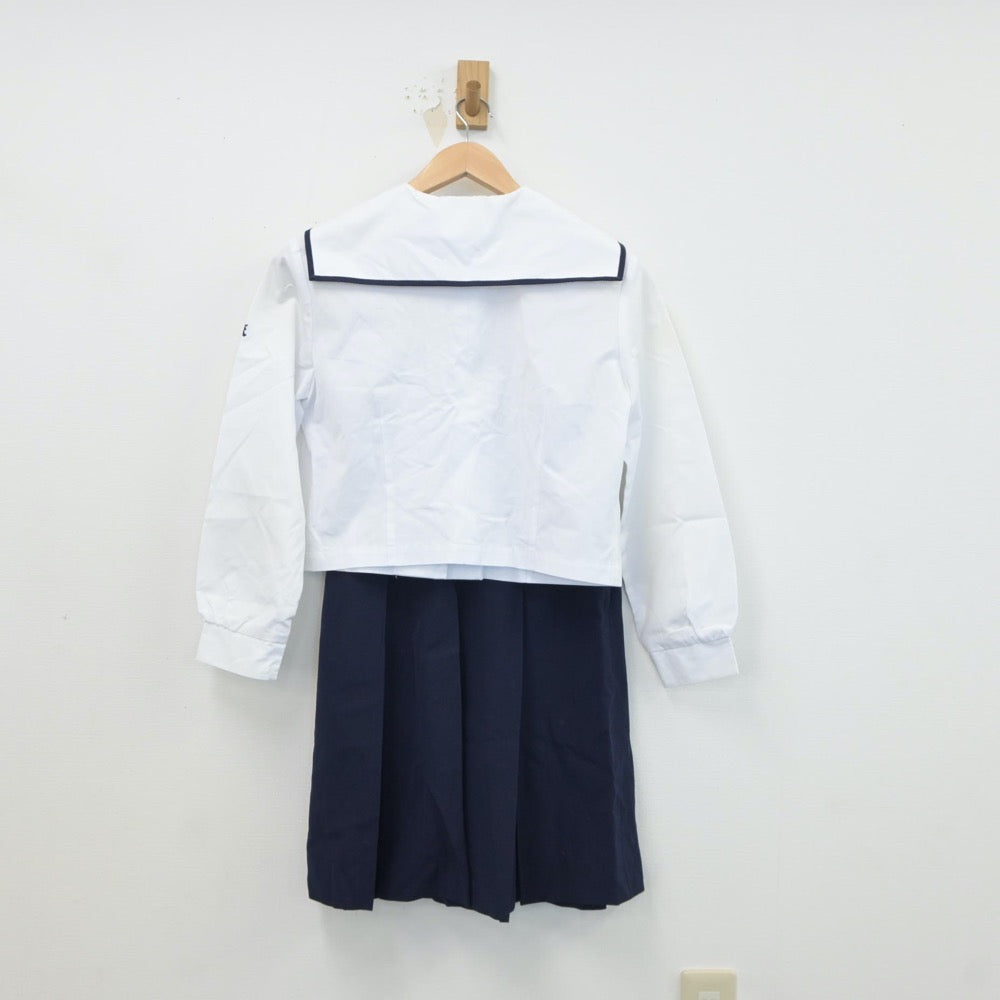 【中古】広島県 高陽高等学校 女子制服 3点（セーラー服・スカート）sf018797