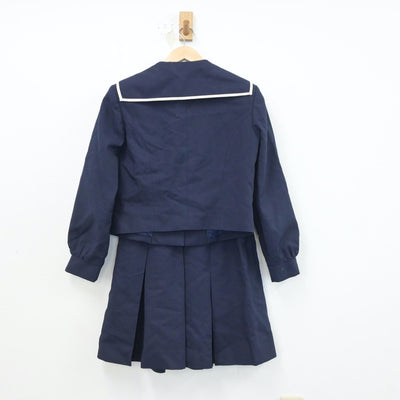 【中古】広島県 高陽高等学校 女子制服 4点（セーラー服・ニット・スカート）sf018798