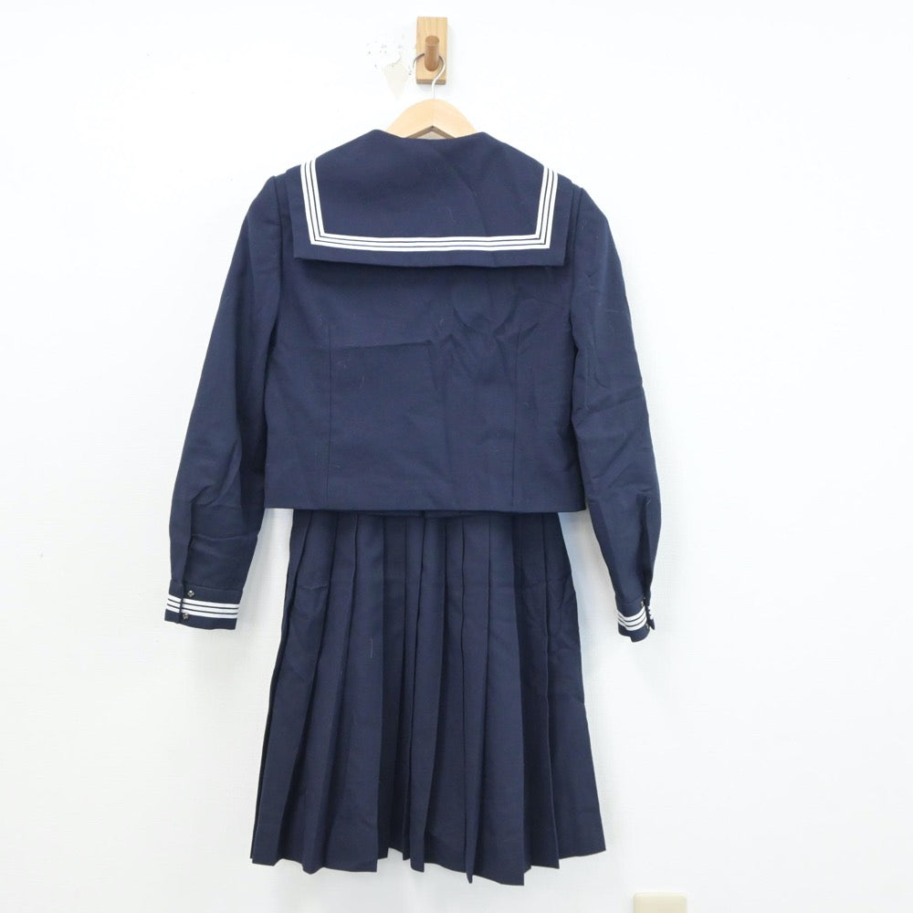 中古制服】大分県 駅川中学校 女子制服 2点（セーラー服