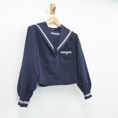 【中古】大阪府 光陽中学校 女子制服 1点（セーラー服）sf018801