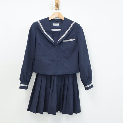 【中古】大阪府 光陽中学校 女子制服 2点（セーラー服・スカート）sf018803