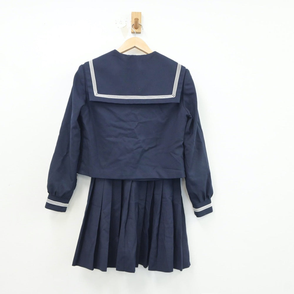 【中古】大阪府 光陽中学校 女子制服 2点（セーラー服・スカート）sf018803