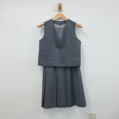 【中古】埼玉県 高根中学校 女子制服 4点（ブレザー・ベスト・スカート）sf018808