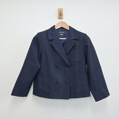 【中古】広島県 広島大学附属中学校 女子制服 2点（ブレザー・ジャンパースカート）sf018810