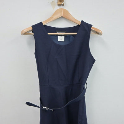 【中古】広島県 広島大学附属中学校 女子制服 2点（ブレザー・ジャンパースカート）sf018811