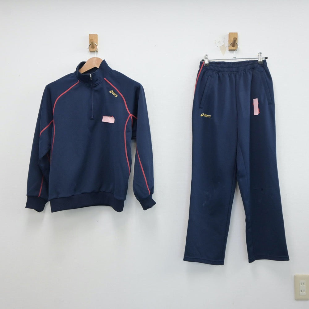 【中古】新潟県 万代高等学校 女子制服 2点（ジャージ 上・ジャージ 下）sf018812