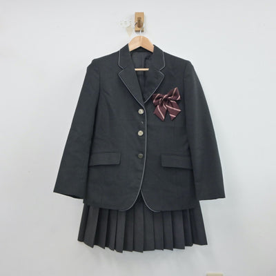 【中古】東京都 用賀中学校 女子制服 4点（ブレザー・ニット・スカート）sf018813