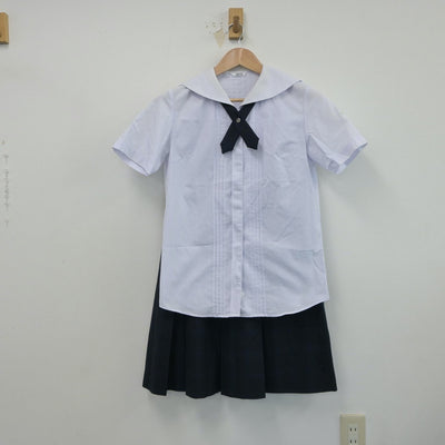 【中古】神奈川県 東海大学付属相模高等学校 女子制服 3点（シャツ・スカート）sf018826