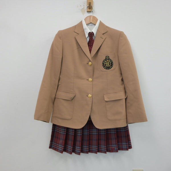 中古制服】京都府 華頂女子高等学校 女子制服 5点（ブレザー・シャツ