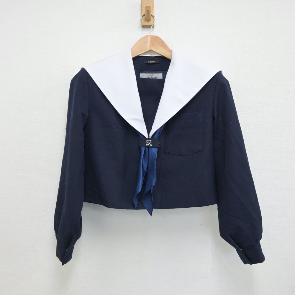 【中古】愛知県 高蔵寺中学校 女子制服 3点（セーラー服・スカート）sf018834