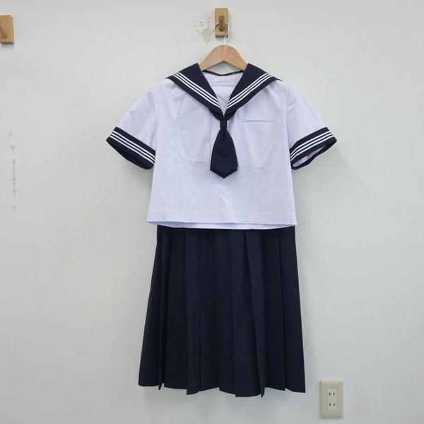 【中古制服】千葉県 和洋国府台女子高等学校 女子制服 3点（セーラー服・スカート）sf018836【リサイクル学生服】 | 中古制服通販パレイド