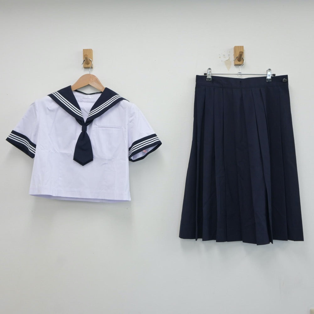 【中古制服】千葉県 和洋国府台女子高等学校 女子制服 3点（セーラー服・スカート）sf018836【リサイクル学生服】 | 中古制服通販パレイド