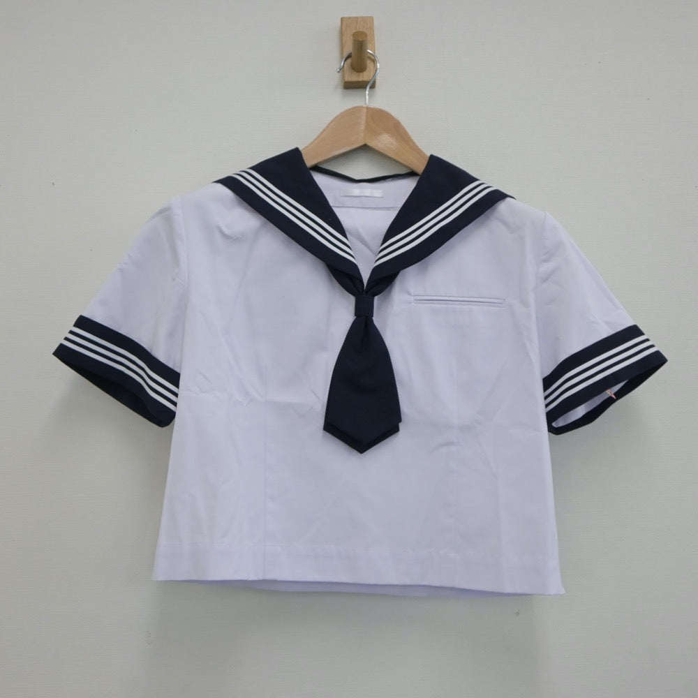 【中古】千葉県 和洋国府台女子高等学校 女子制服 3点（セーラー服・スカート）sf018836