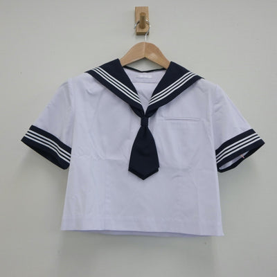 【中古】千葉県 和洋国府台女子高等学校 女子制服 3点（セーラー服・スカート）sf018836