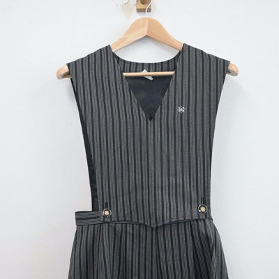 【中古】栃木県 小山高等学校 女子制服 3点（ブレザー・ジャンパースカート）sf018839