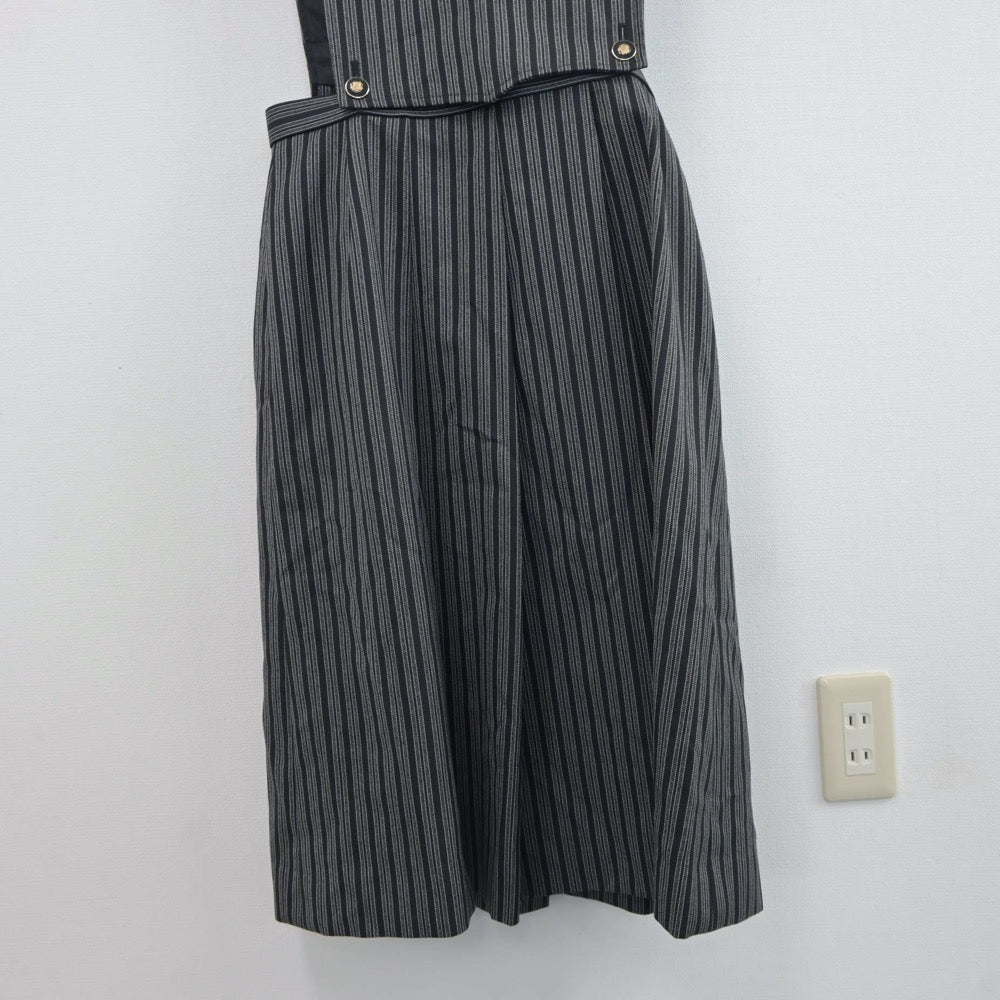 【中古】栃木県 小山高等学校 女子制服 3点（ブレザー・ジャンパースカート）sf018839