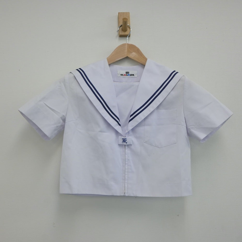 【中古】愛知県 高蔵寺中学校 女子制服 2点（セーラー服・スカート）sf018843