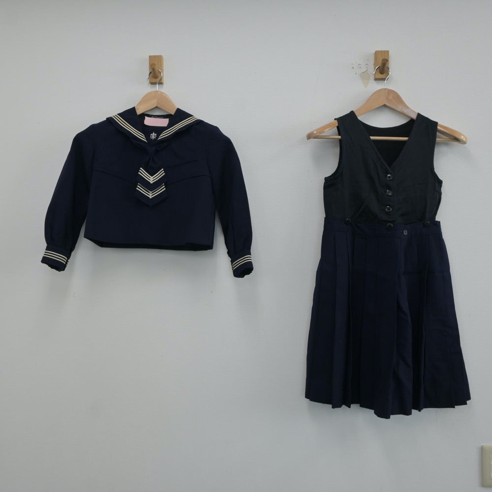 中古制服】小学校制服 白百合学園小学校 4点 sf018854