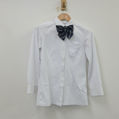 【中古】福岡県 自由ヶ丘高等学校 女子制服 3点（シャツ・ニット）sf018895