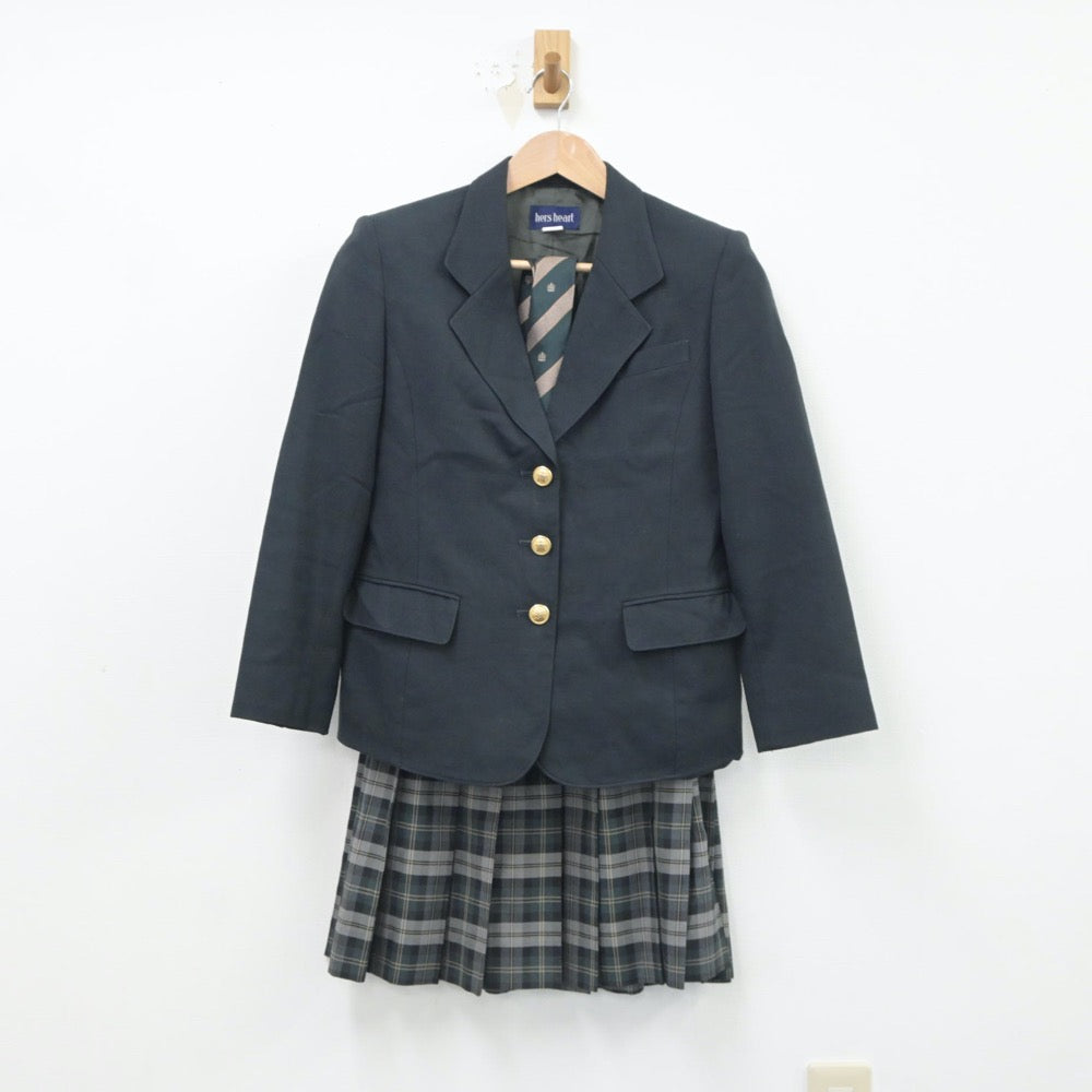 【中古】北海道 駒澤大学附属苫小牧高等学校 女子制服 3点（ブレザー・スカート）sf018899