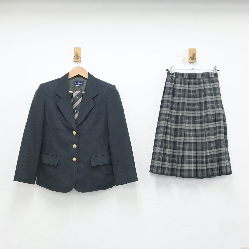 【中古】北海道 駒澤大学附属苫小牧高等学校 女子制服 3点（ブレザー・スカート）sf018899