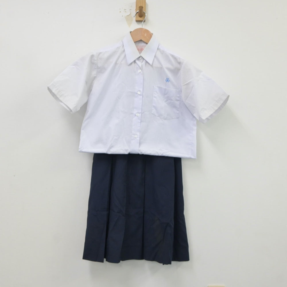 【中古】埼玉県 伊奈学園総合高等学校 女子制服 3点（シャツ・スカート）sf018903