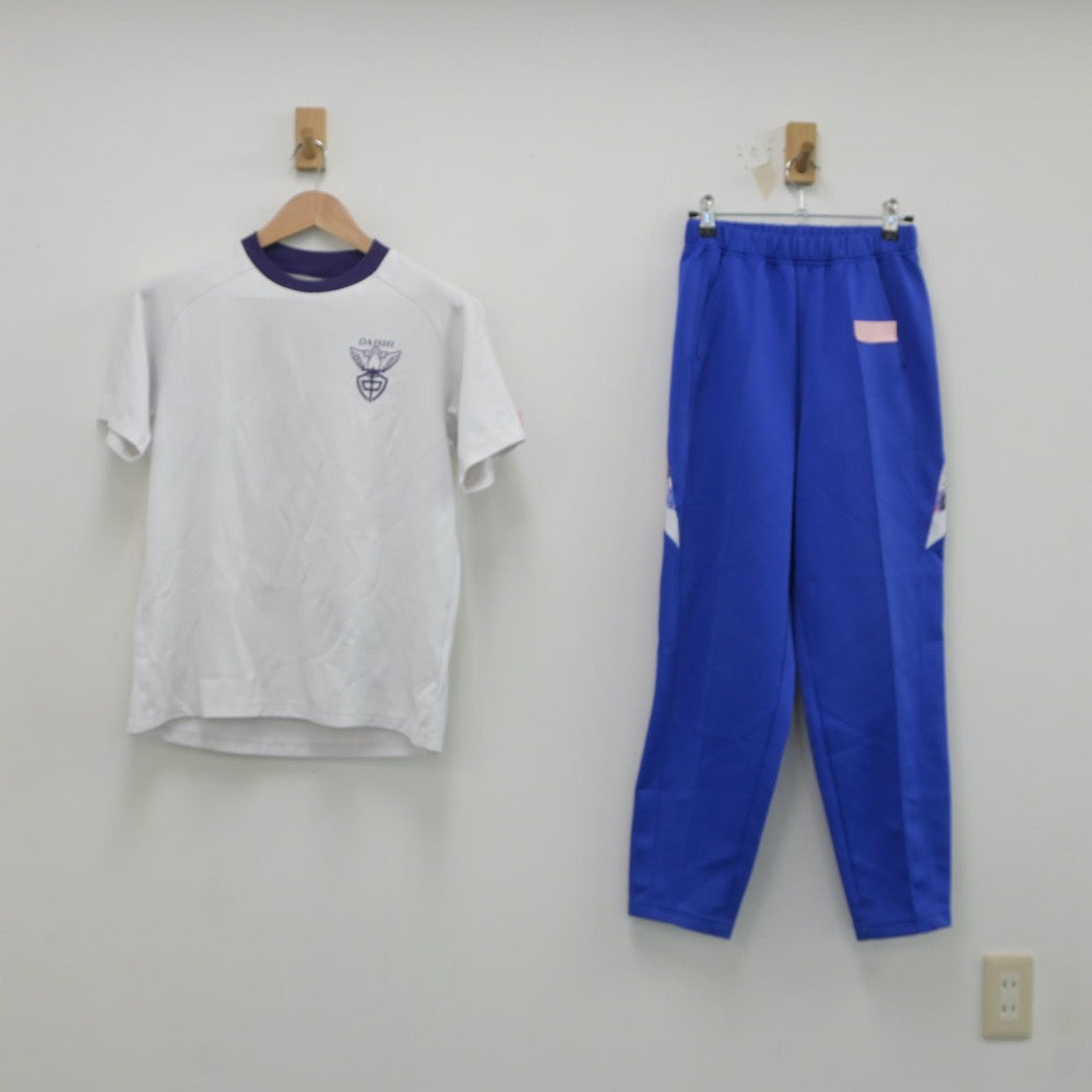 【中古】神奈川県 大師中学校 女子制服 2点（体操服 上・ジャージ 下）sf018906