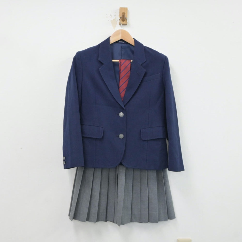 【中古】茨城県 茨城県立佐和高等学校 女子制服 3点（ブレザー・スカート）sf018911