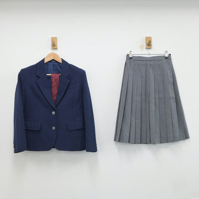 【中古】茨城県 茨城県立佐和高等学校 女子制服 3点（ブレザー・スカート）sf018911