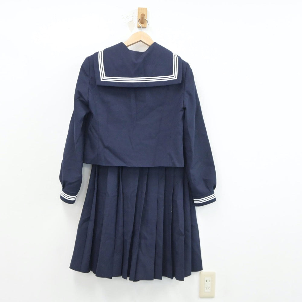 【中古】千葉県 鎌ヶ谷第四中学校 女子制服 2点（セーラー服・スカート）sf018916