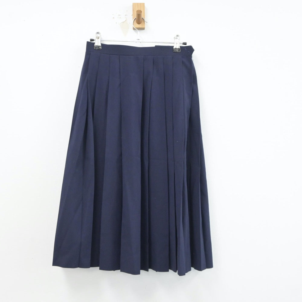 【中古】千葉県 鎌ヶ谷第四中学校 女子制服 4点（ベスト・シャツ・スカート）sf018917