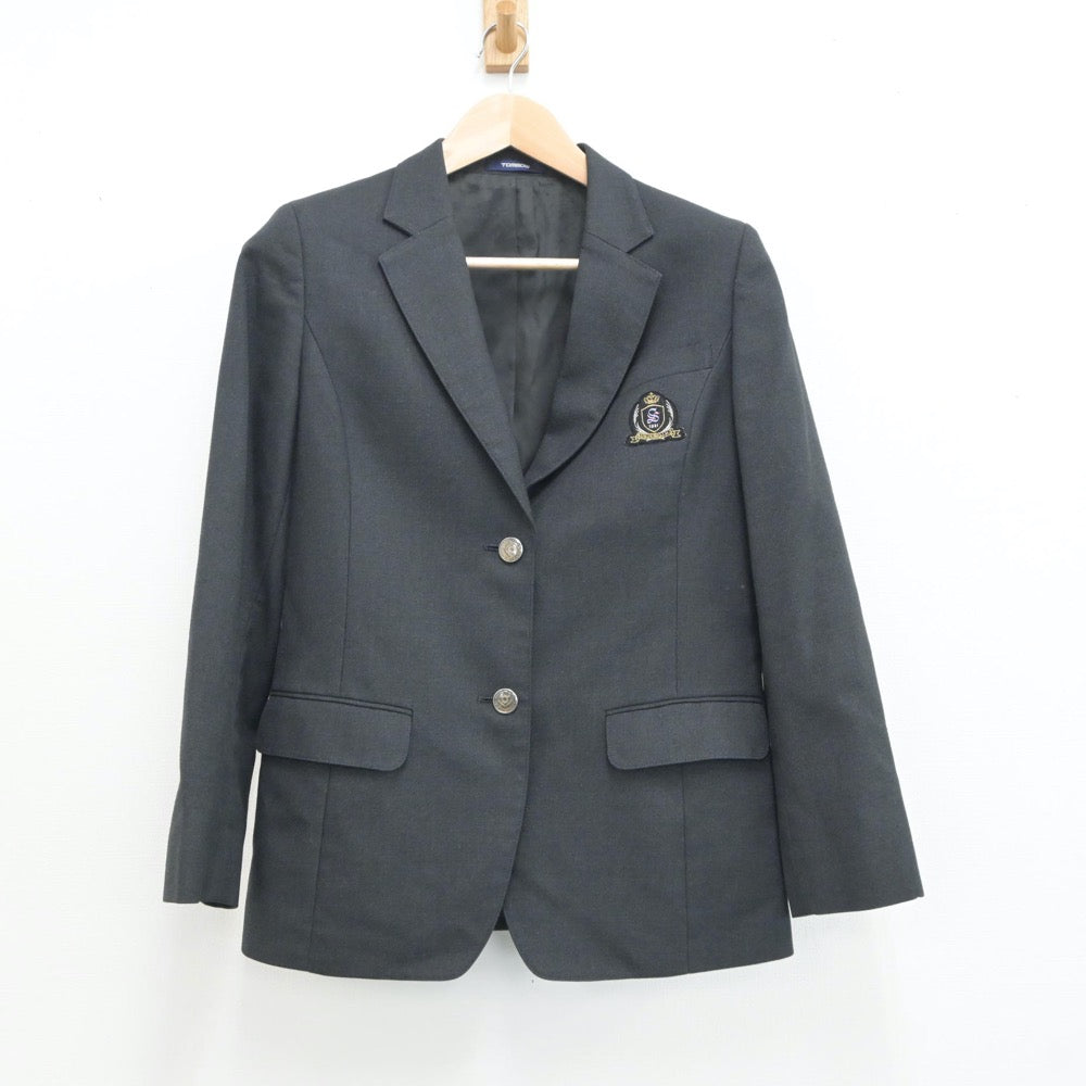 【中古】神奈川県 横浜市立すすき野中学校 女子制服 3点（ブレザー・スカート）sf018922