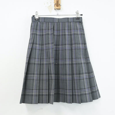 【中古】神奈川県 横浜市立すすき野中学校 女子制服 2点（ニットベスト・スカート）sf018923