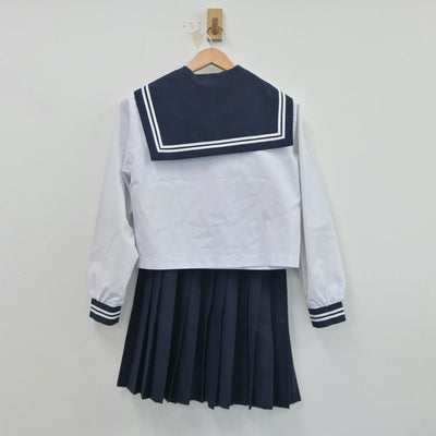 【中古】香川県 香川県立坂出高等学校 女子制服 3点（セーラー服・スカート）sf018925