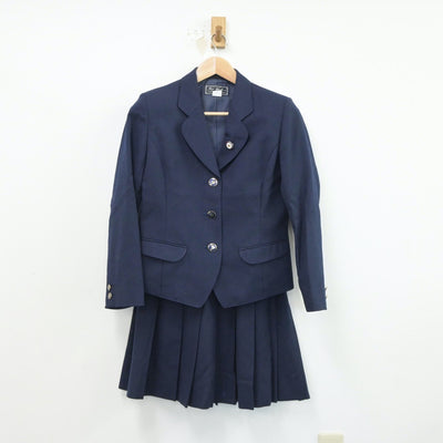 【中古】神奈川県 相模女子大学高等部 女子制服 3点（ブレザー・ニット・スカート）sf018936