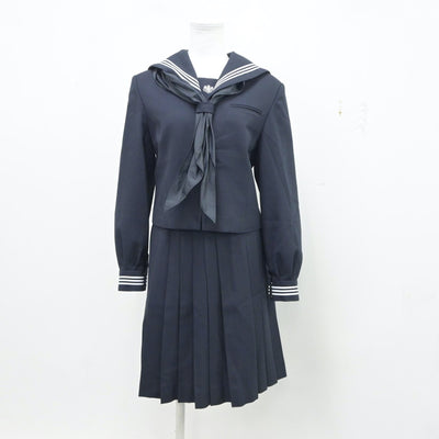 【中古】東京都 目白研心高等学校 女子制服 4点（ブレザー・セーラー服・スカート）sf018947