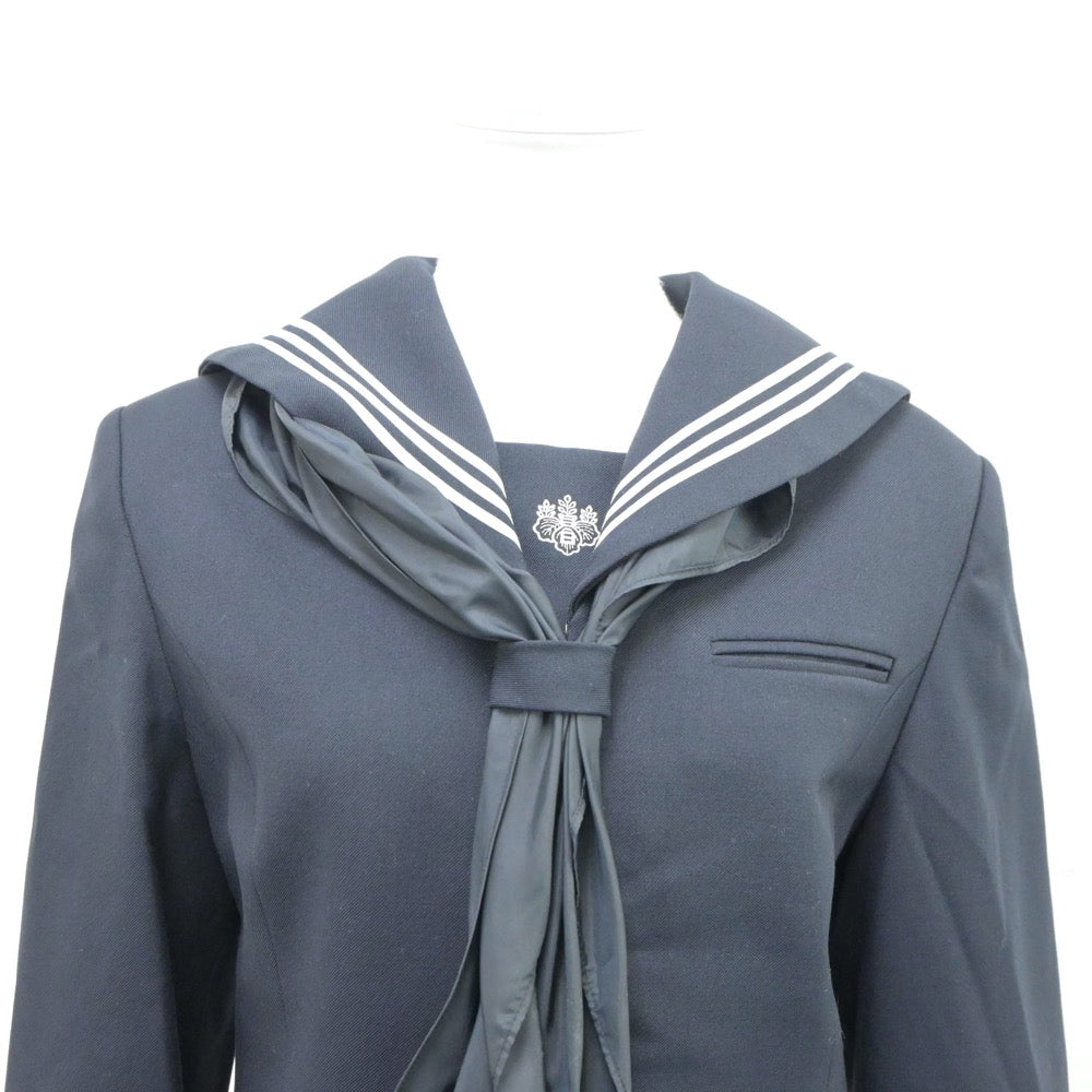 【中古】東京都 目白研心高等学校 女子制服 4点（ブレザー・セーラー服・スカート）sf018947