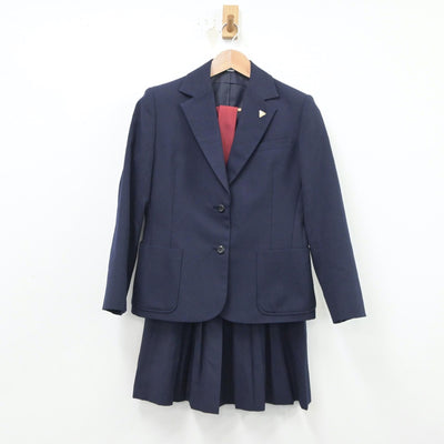 【中古】兵庫県 神戸市立葺合高等学校 女子制服 4点（ブレザー・ニット・スカート）sf018952