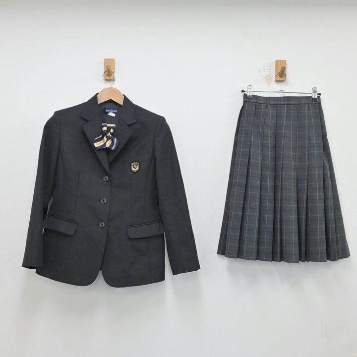 【中古制服】岩手県 岩手県立北上翔南高等学校 女子制服 4点（ブレザー・ニット・スカート）sf018954【リサイクル学生服】 | 中古制服通販パレイド