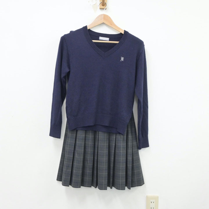 中古制服】岩手県 岩手県立北上翔南高等学校 女子制服 4点（ブレザー・ニット・スカート）sf018954【リサイクル学生服】 | 中古制服通販パレイド