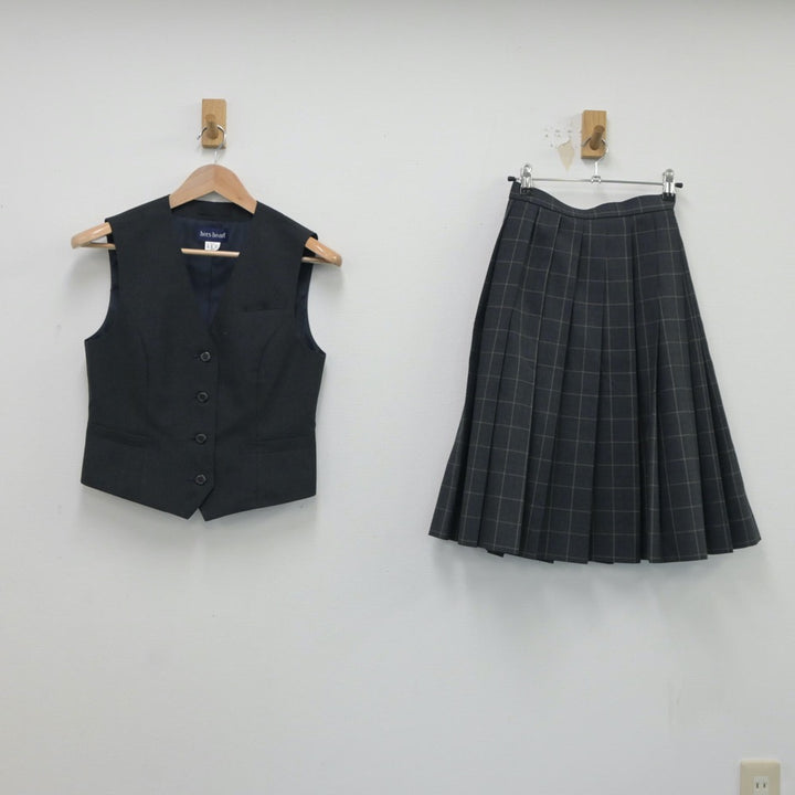 中古制服】岩手県 岩手県立北上翔南高等学校 女子制服 2点（ベスト・スカート）sf018955【リサイクル学生服】 | 中古制服通販パレイド